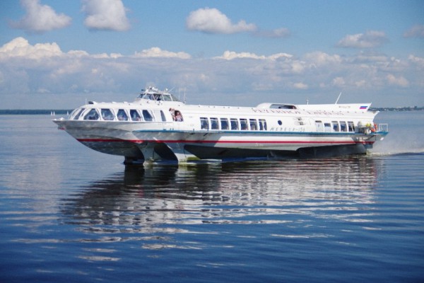 Катера на подводных крыльях были популярны в СССР