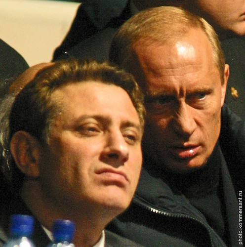 Борис Ротенберг с Владимиром Путиным