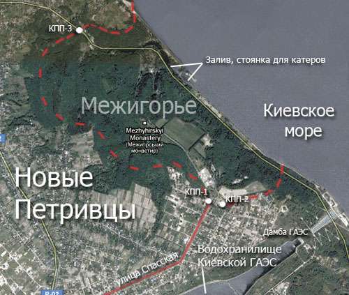 План Межигорья для детального ознакомления