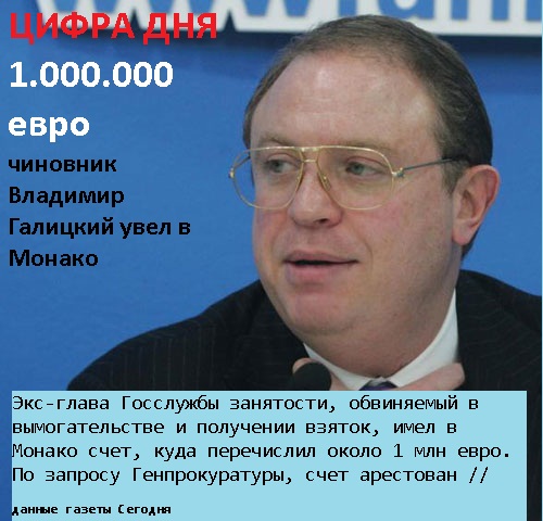 У взяточника Галицкого нашли еще один