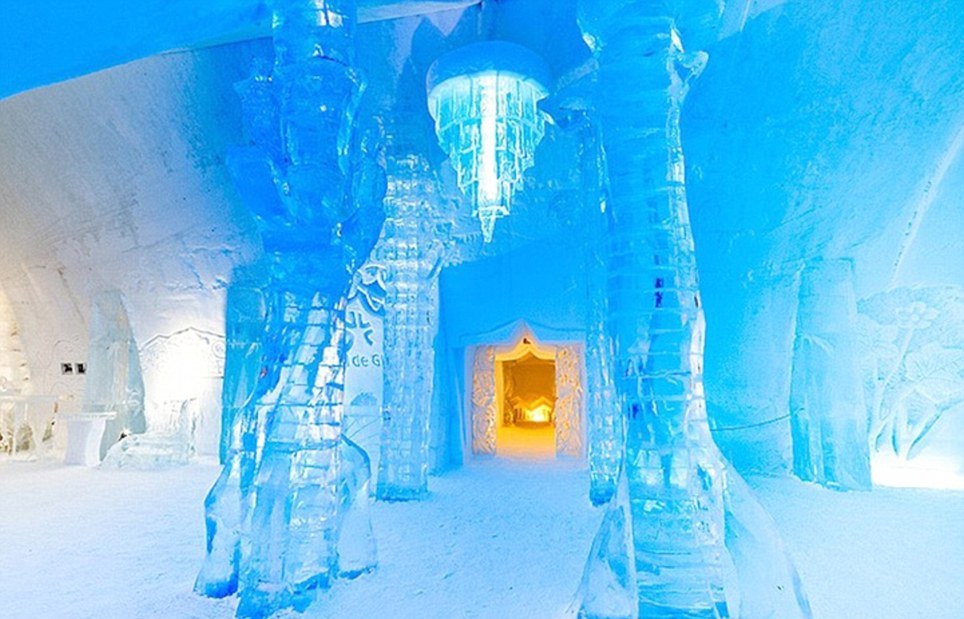 Hotel de Glace в Квебеке отрывается каждый год в январе
