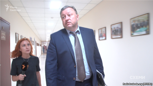 Виктор Шемчук отказался отвечать на вопросы журналистов