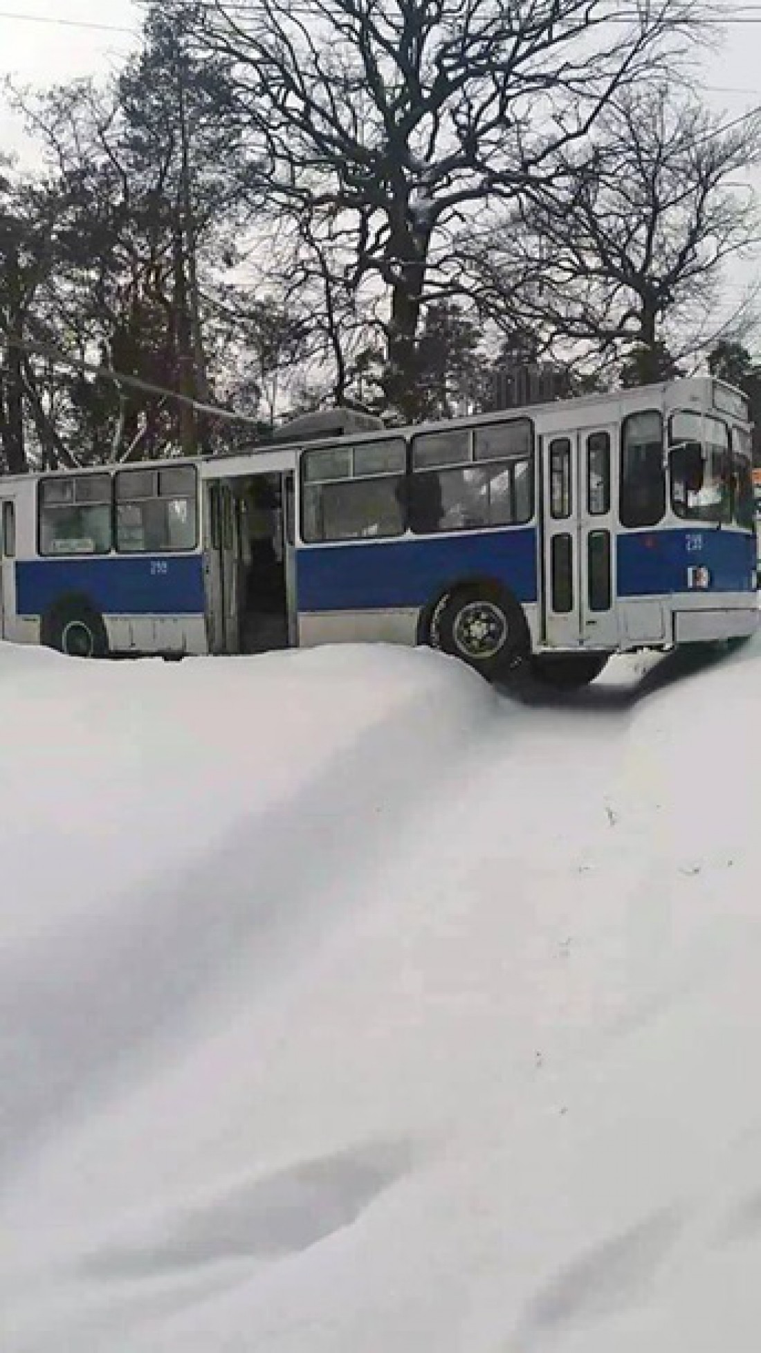Транспорт не получил серьезных повреждений