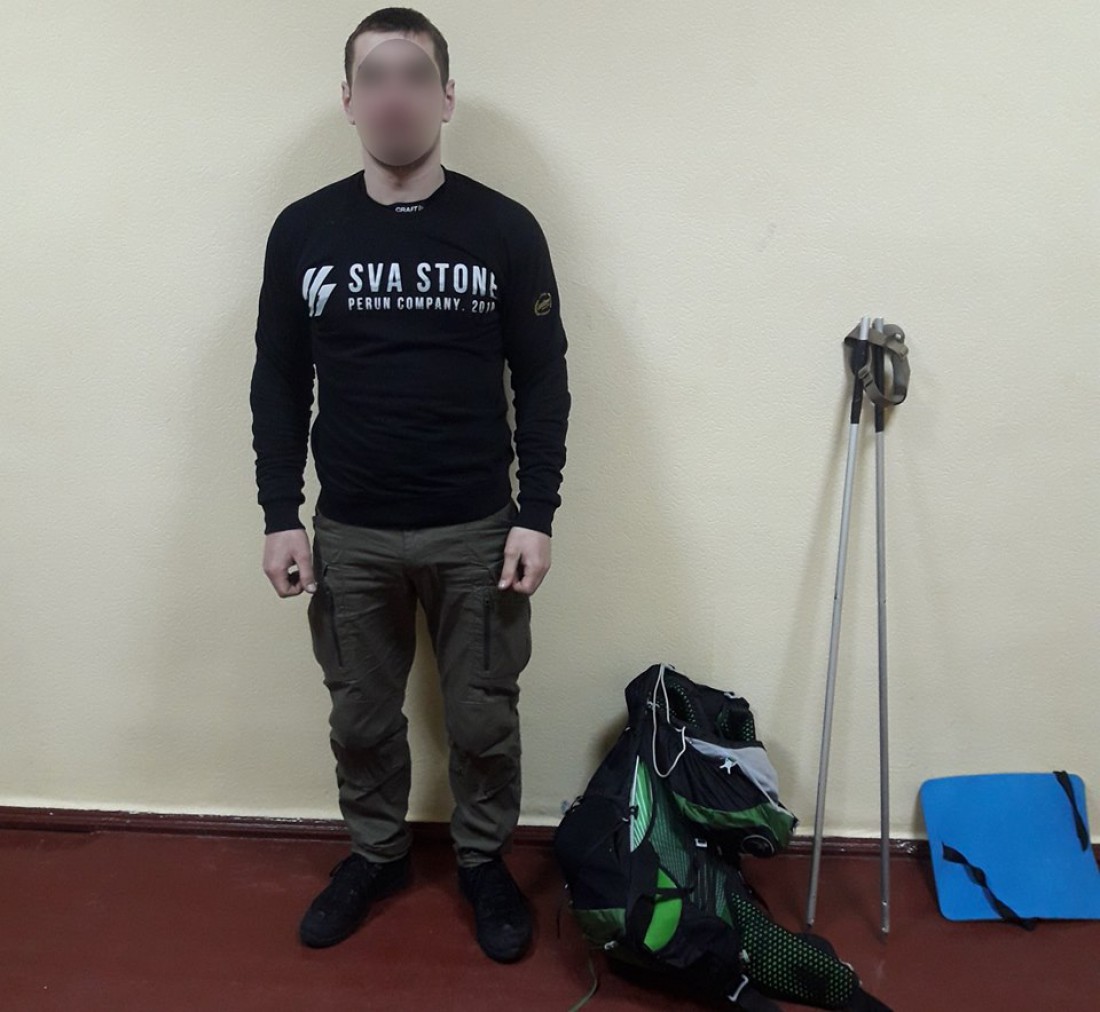 Один из нарушителей прибыл из Днепропетровской области
