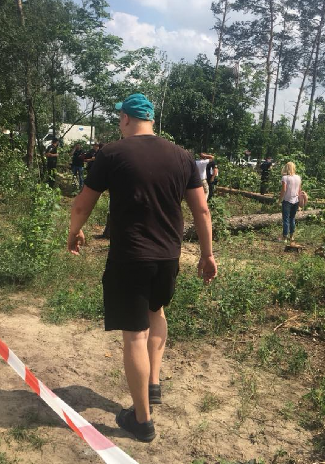 Участок был передан частному застройщику по инициативе дочери поселкового головы Гостомеля
