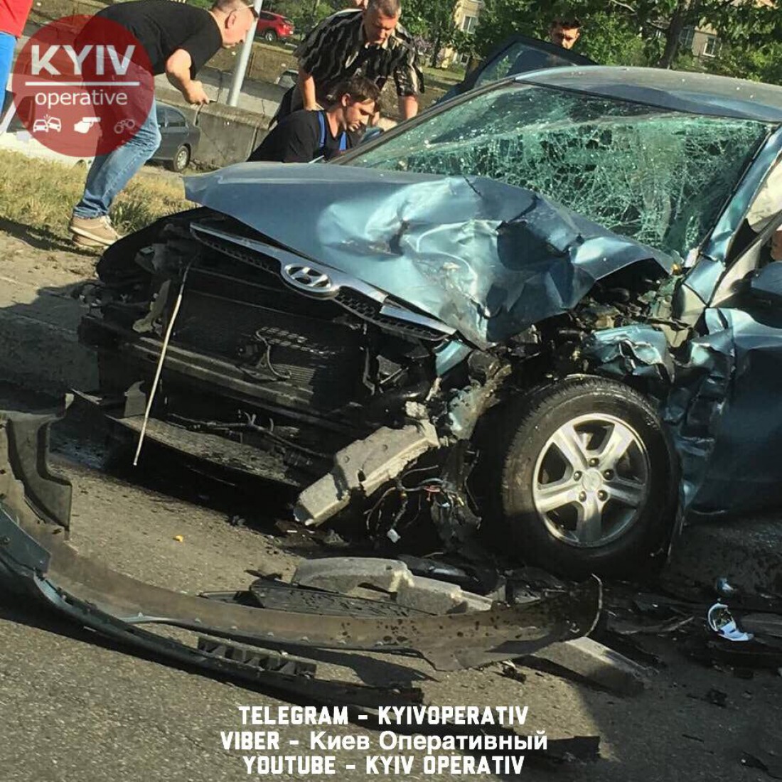 Авто столкнулись на улице Бальзака