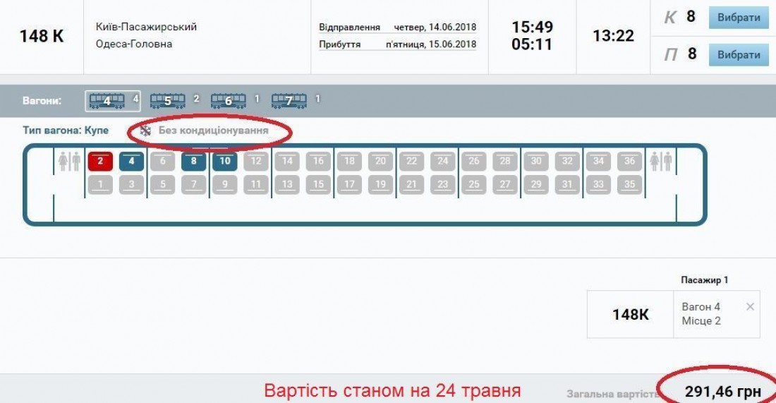 Осенью планируется еще одно повышение цен на билеты УЗ