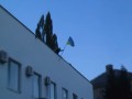 В Ждановке со здания горисполкома сорвали флаг Украины
