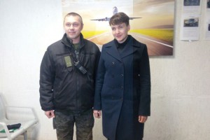 Савченко в новом году ездила на Донбасс