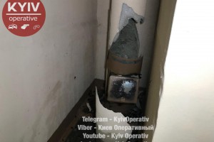 В мусоропроводе произошло возгорание