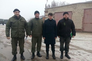Савченко в новом году ездила на Донбасс