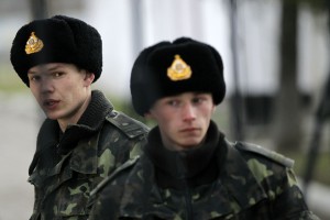 Украинские призывники в Крыму