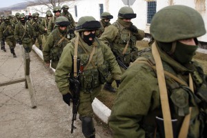 Российские солдаты в Крыму