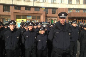 Полицейские приняли присягу в Ивано-Франковске