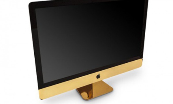 Золотой iMac, созданный Goldgenie