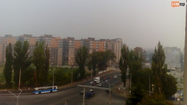 Дым в Виннице