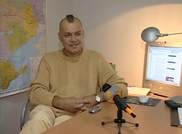 Киселев с ирокезом признавался в любви Украине