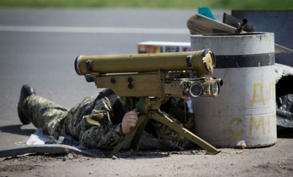 Боевики применили ПТРК против военных