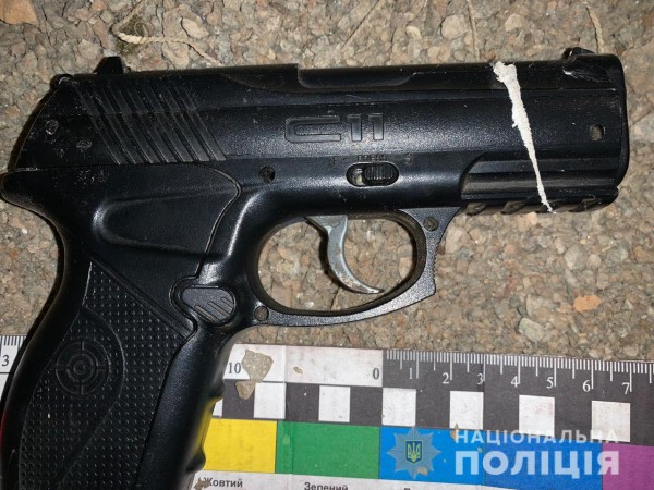 У вора нашли пистолет