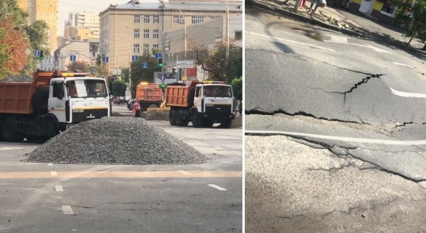 Дороги с провалами уже починили