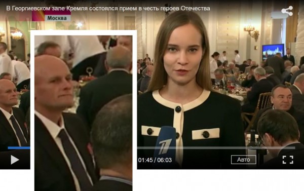 Вагнер на приеме в Кремле, где выступил с речью Путин