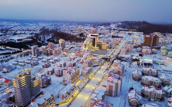 Самчжиён - город небольшой, всего 2-3 км в диаметре, и его легко обойти пешком