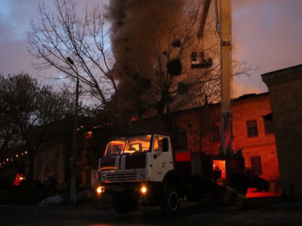 Через два часа пожар ликвидировали