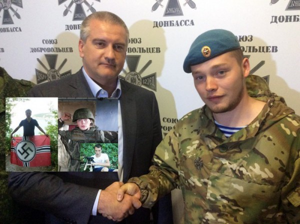 Ставленник Кремля в Крыму Сергей Аксенов и Алексей Мильчаков