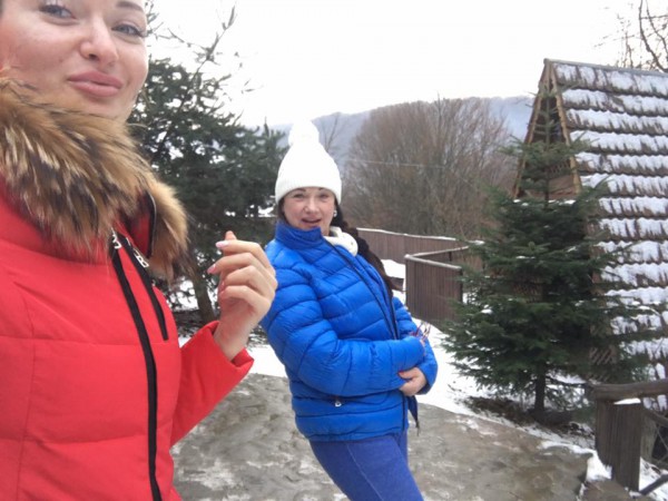 Наталья с мамой отдыхают на Рождество