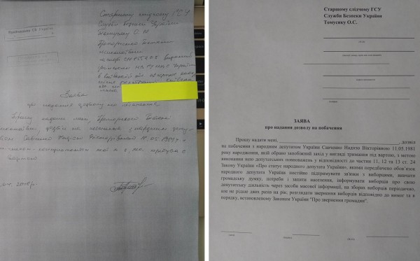 Помощник депутата также написала ходатайство