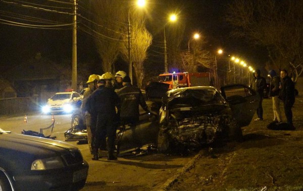 Ликвидация последствий ДТП в Мариуполе