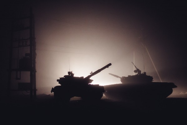 Техника боевиков под Дебальцево