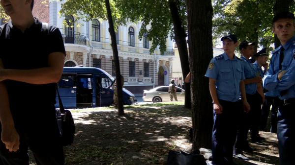 Беспорядки в центре Харькова