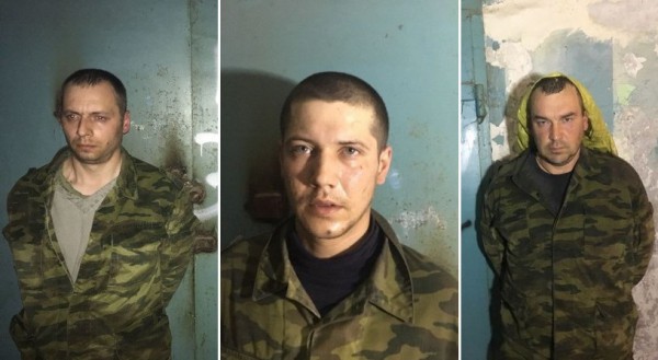Пленные сразу начали просить прощение