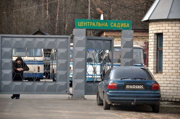 Въезд на территорию резиденции