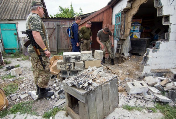 Боевики обстреляли позиции сил АТО из гаубиц