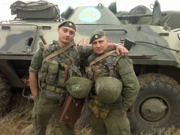 Российские солдаты из 15-й миротворческой бригады