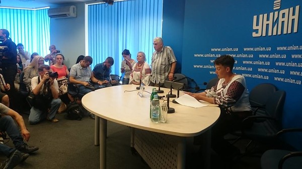 Савченко объявляет о голодовке