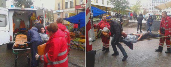 Пострадавший доставлен в больницу