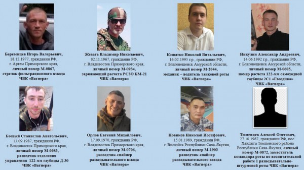Члены ЧВК Вагнер