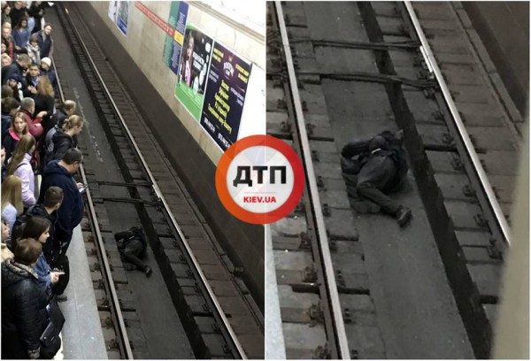 Без травм пьяного человека передали полиции
