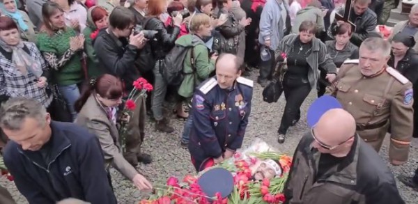 Виктор Винниченко в 2014 году участвовал в похоронах террористов