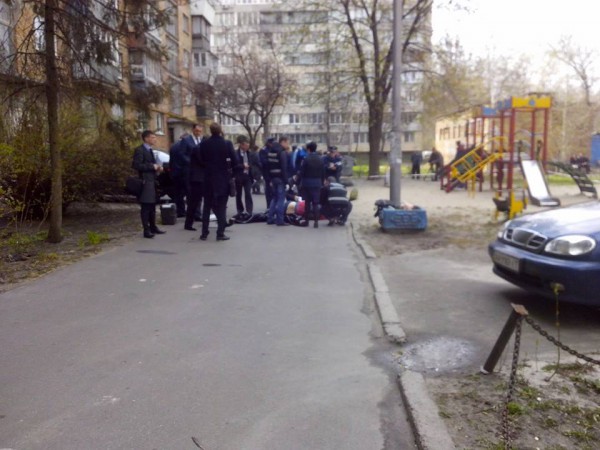 Место гибели Олеся Бузины