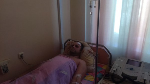 Павел Губарев в больнице