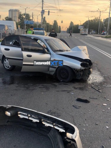 Пострадал водитель Ланоса