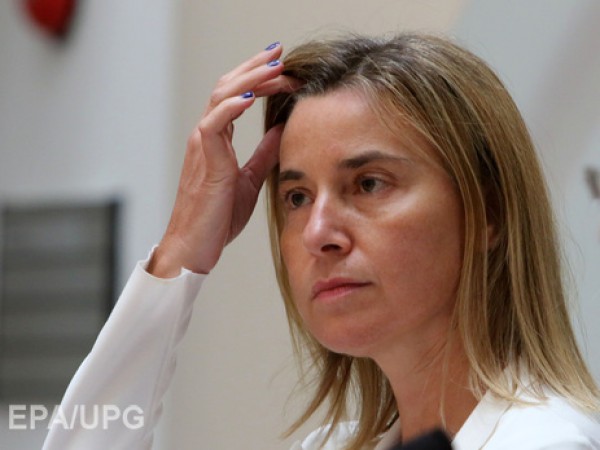 Могерини Насилие не должно сорвать процесс децентрализации в Украине