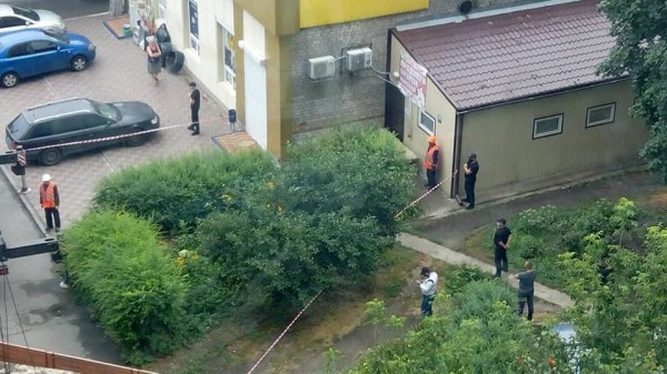 Блокада происходит по всему городу
