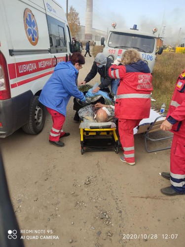 Людей в тяжелом состоянии везут в Харьков