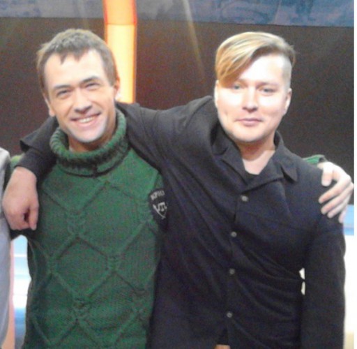 Роман Стригунков (справа)