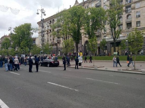 В центре Киева произошла драка